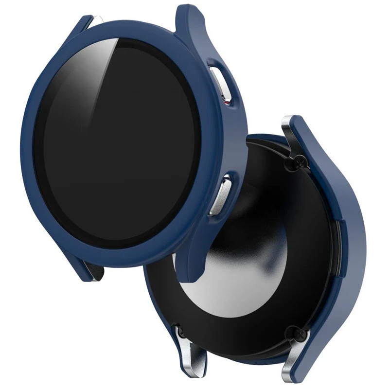 Super Stylisch Samsung Galaxy Watch 4 (40mm) Hülle mit Displayschutz in Plastik und Gehärtetes Glas