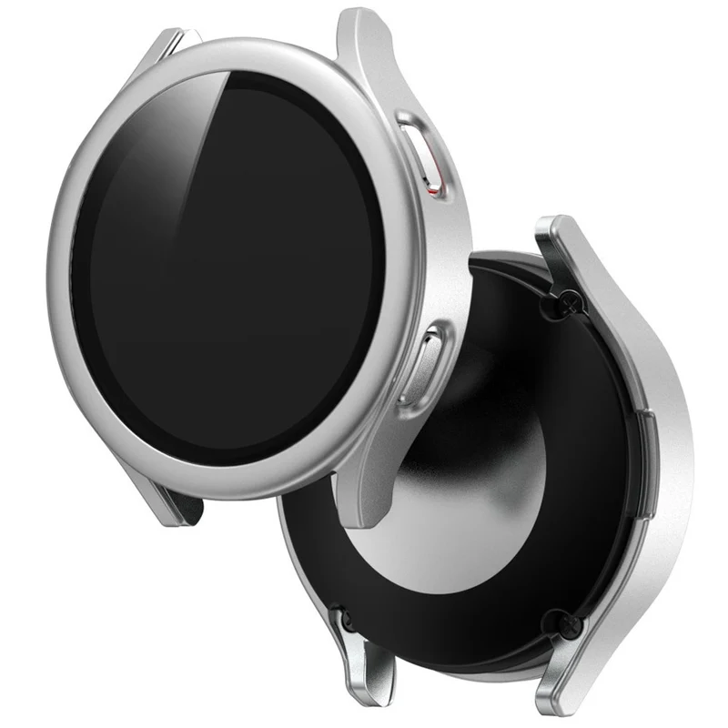 Super Stylisch Samsung Galaxy Watch 4 (40mm) Hülle mit Displayschutz in Plastik und Gehärtetes Glas