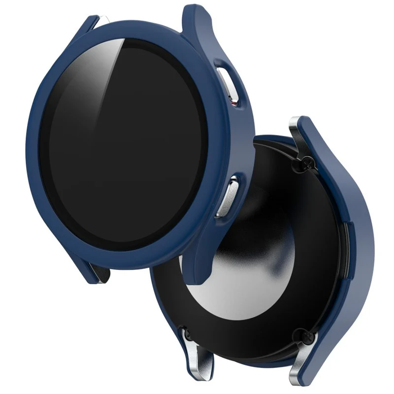 Auffallend Nett Samsung Galaxy Watch 4 (44mm) Hülle mit Displayschutz in Plastik und Gehärtetes Glas