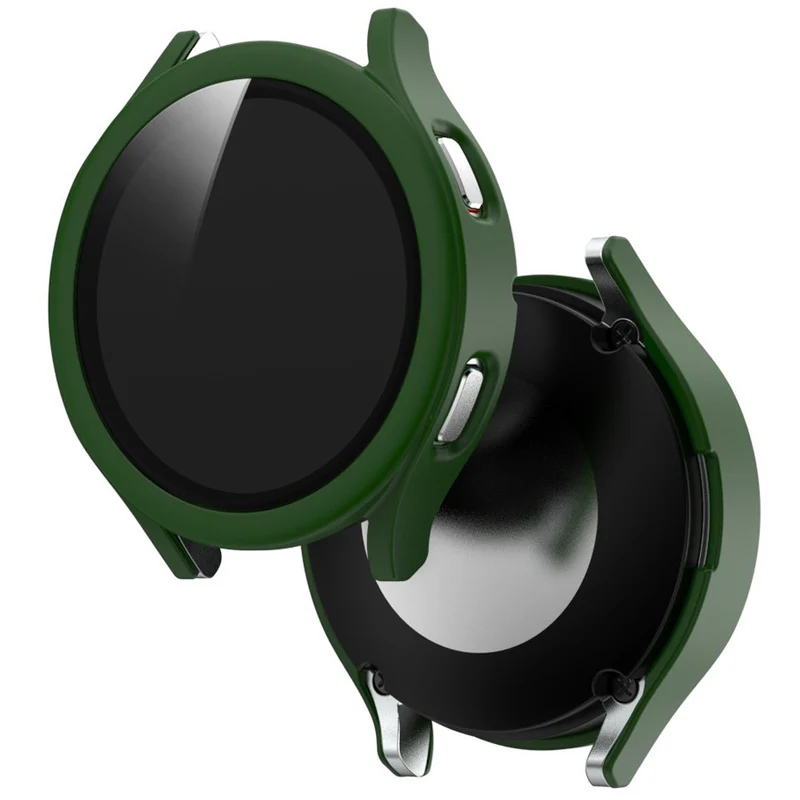 Auffallend Nett Samsung Galaxy Watch 4 (44mm) Hülle mit Displayschutz in Plastik und Gehärtetes Glas