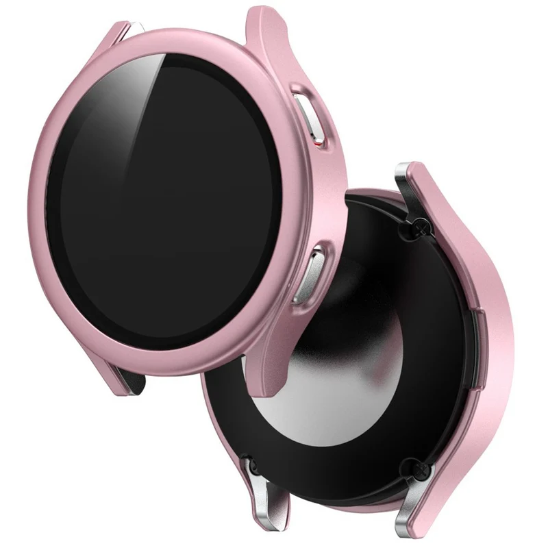 Auffallend Nett Samsung Galaxy Watch 4 (44mm) Hülle mit Displayschutz in Plastik und Gehärtetes Glas