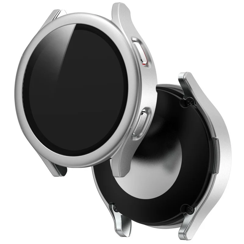 Auffallend Nett Samsung Galaxy Watch 4 (44mm) Hülle mit Displayschutz in Plastik und Gehärtetes Glas