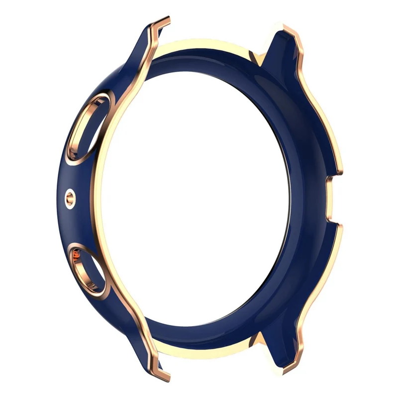 Stilvoll Samsung Galaxy Watch Active 2 - 44mm Hülle mit Displayschutz in Plastik, Strass und Gehärtetes Glas