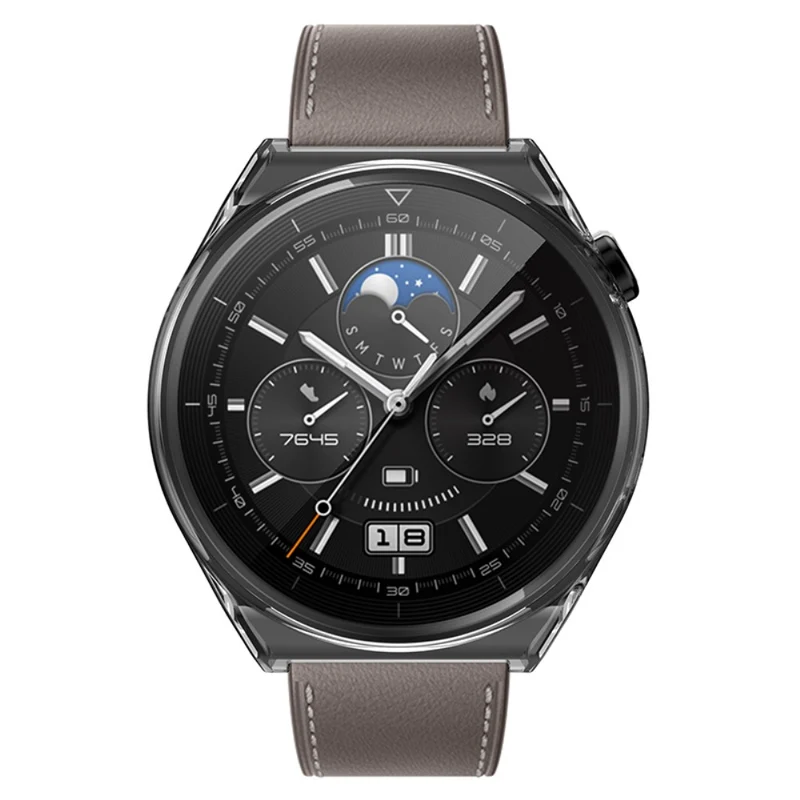Unglaublich Modisch Huawei Watch GT 3 Pro 46mm Hülle mit Displayschutz in Silikon / TPU