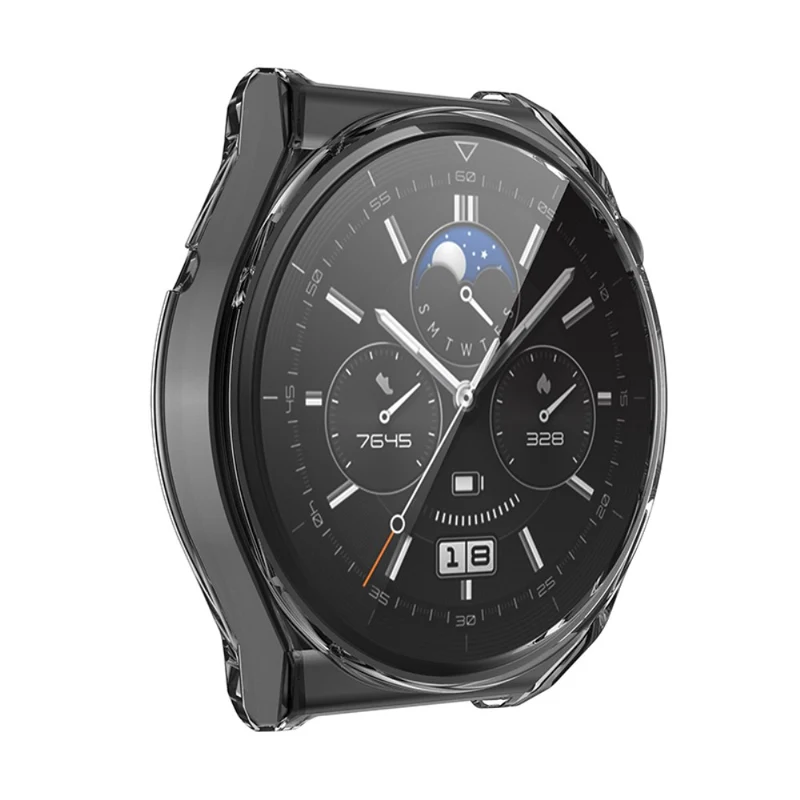 Unglaublich Modisch Huawei Watch GT 3 Pro 46mm Hülle mit Displayschutz in Silikon / TPU