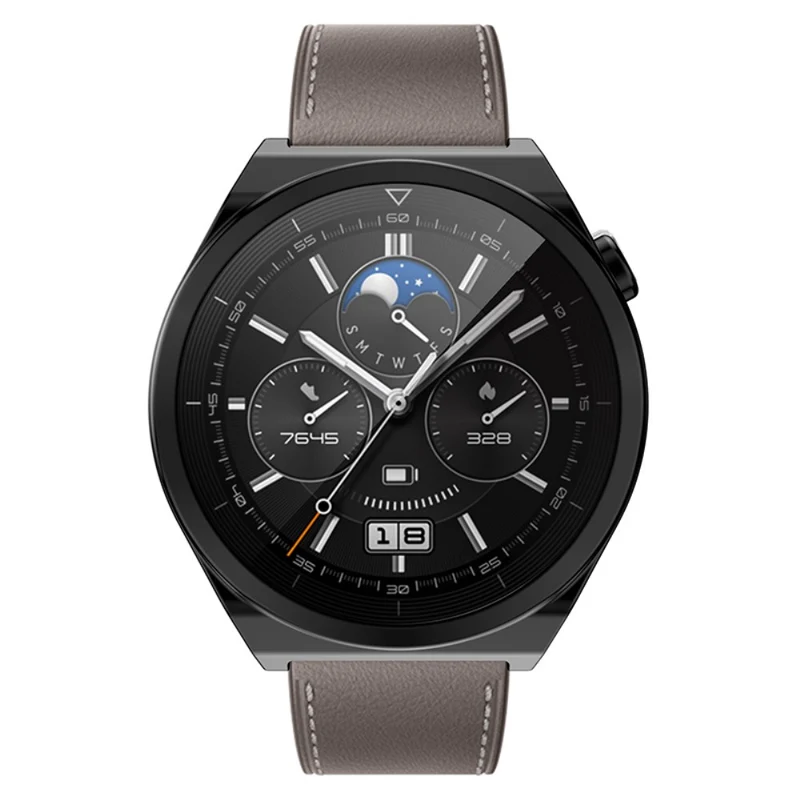 Schön Huawei Watch GT 3 Pro 46mm Hülle mit Displayschutz in Silikon / TPU