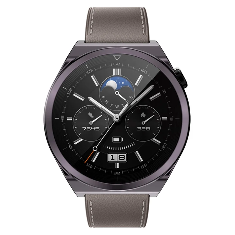 Schön Huawei Watch GT 3 Pro 46mm Hülle mit Displayschutz in Silikon / TPU