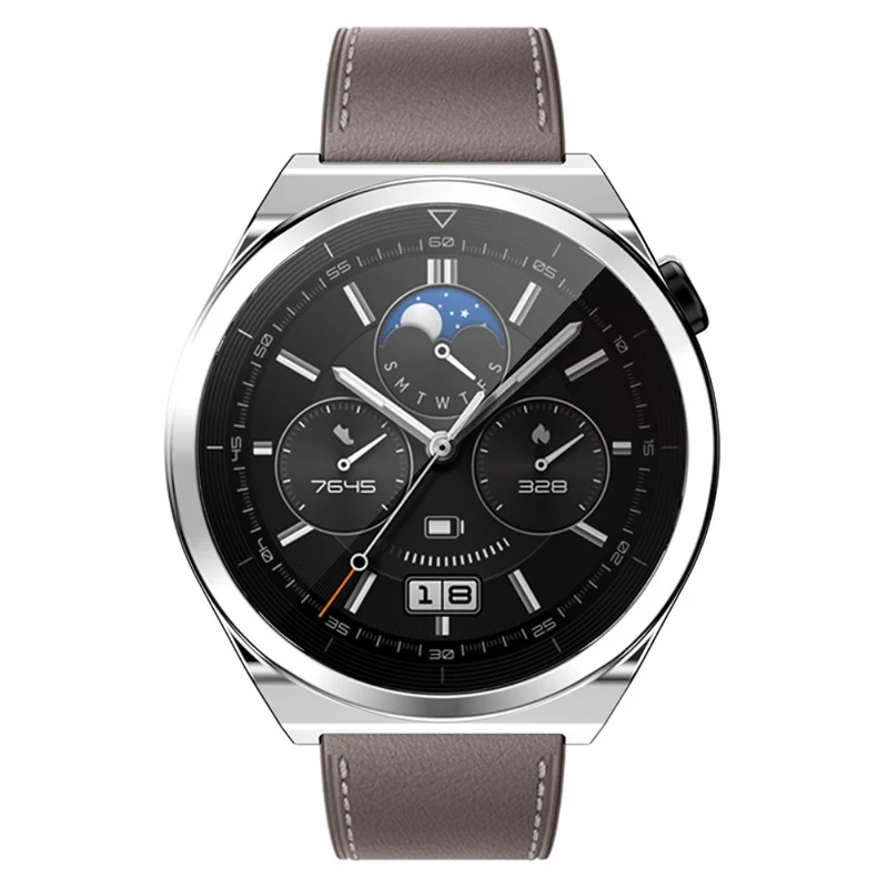 Schön Huawei Watch GT 3 Pro 46mm Hülle mit Displayschutz in Silikon / TPU