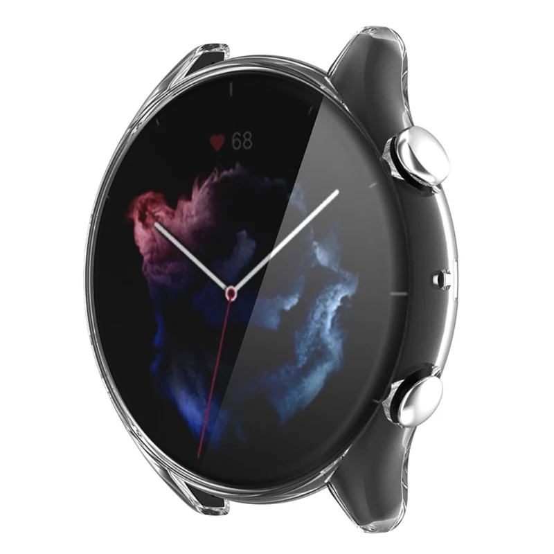 Absolut Gut Amazfit GTR 3 / Amazfit GTR 3 Pro Universell Hülle mit Displayschutz in Silikon / TPU