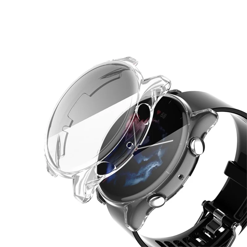 Absolut Gut Amazfit GTR 3 / Amazfit GTR 3 Pro Universell Hülle mit Displayschutz in Silikon / TPU