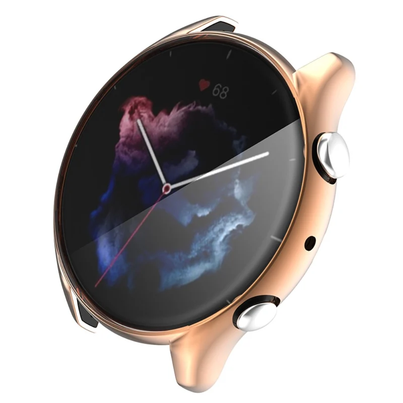 Absolut Modisch Amazfit GTR 3 / Amazfit GTR 3 Pro Universell Hülle mit Displayschutz in Silikon / TPU
