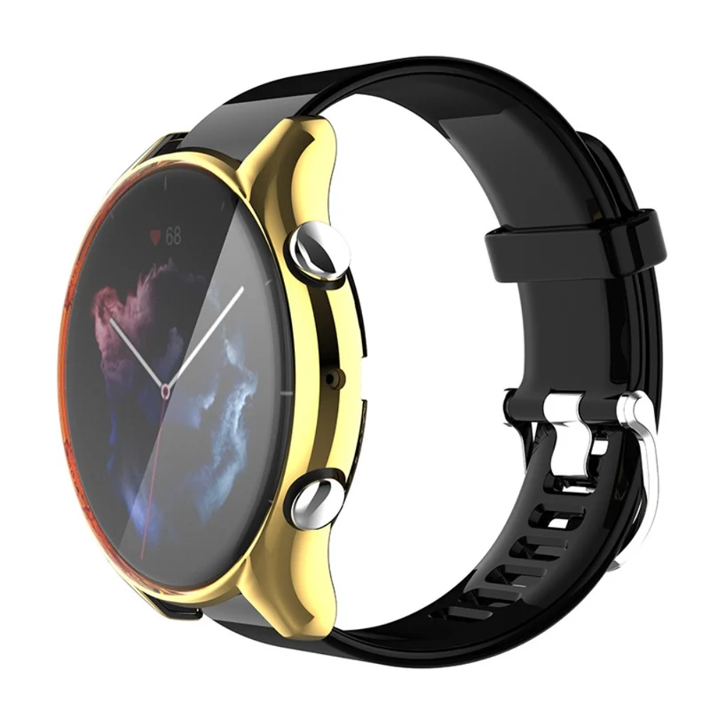 Absolut Modisch Amazfit GTR 3 / Amazfit GTR 3 Pro Universell Hülle mit Displayschutz in Silikon / TPU