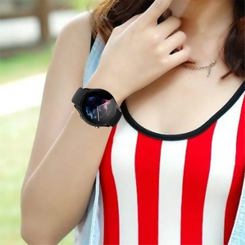 Absolut Modisch Amazfit GTR 3 / Amazfit GTR 3 Pro Universell Hülle mit Displayschutz in Silikon / TPU