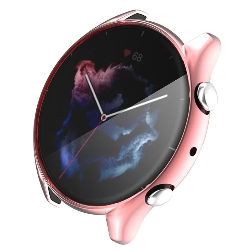 Absolut Modisch Amazfit GTR 3 / Amazfit GTR 3 Pro Universell Hülle mit Displayschutz in Silikon / TPU