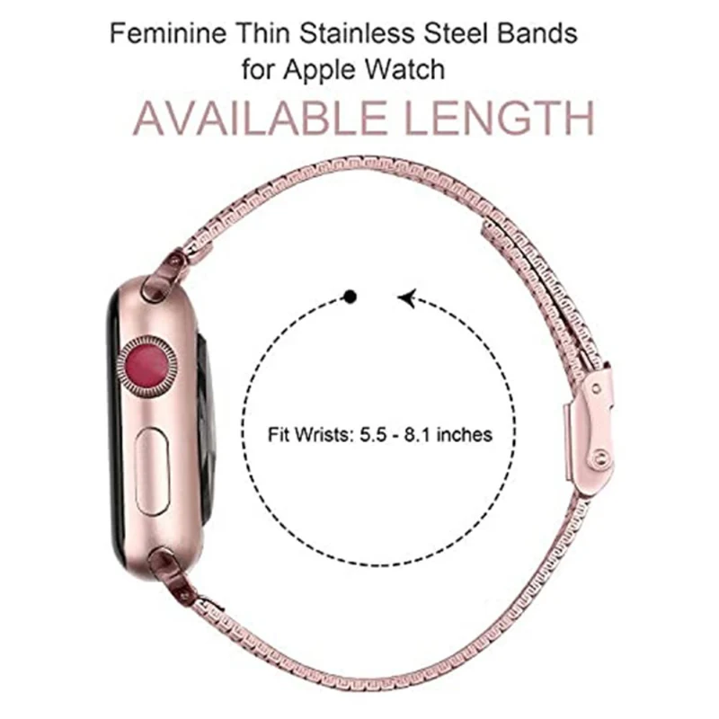Super süß Apple Watch Series 7 41mm Metall armband