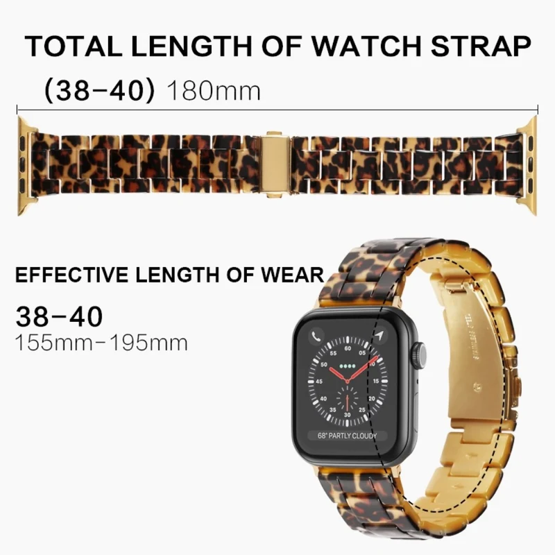 Unglaublich elegant Apple Watch Series 7 41mm armband
