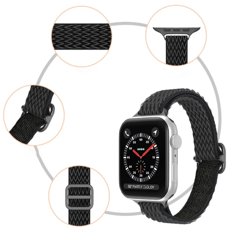 Dauerhaft Apple Watch Series 7 41mm Textil / Nylon armband