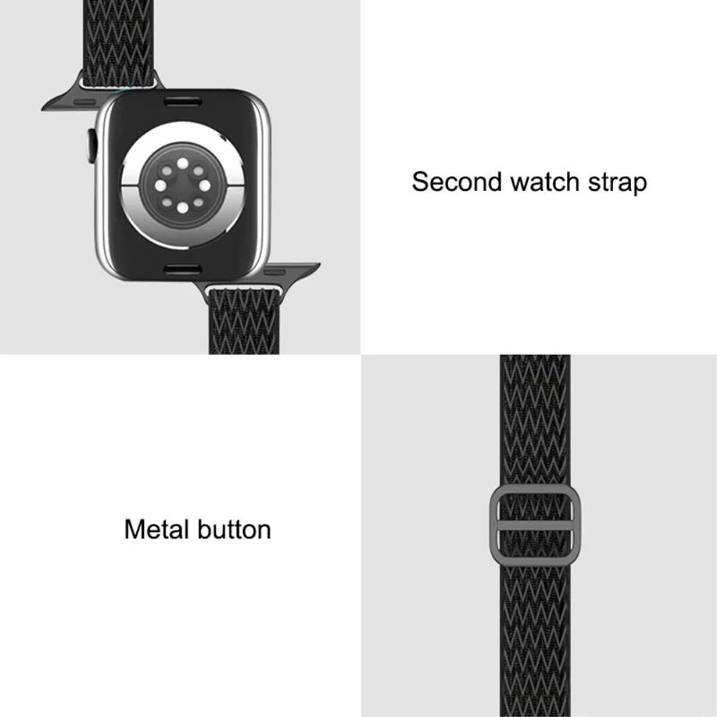 Dauerhaft Apple Watch Series 7 41mm Textil / Nylon armband