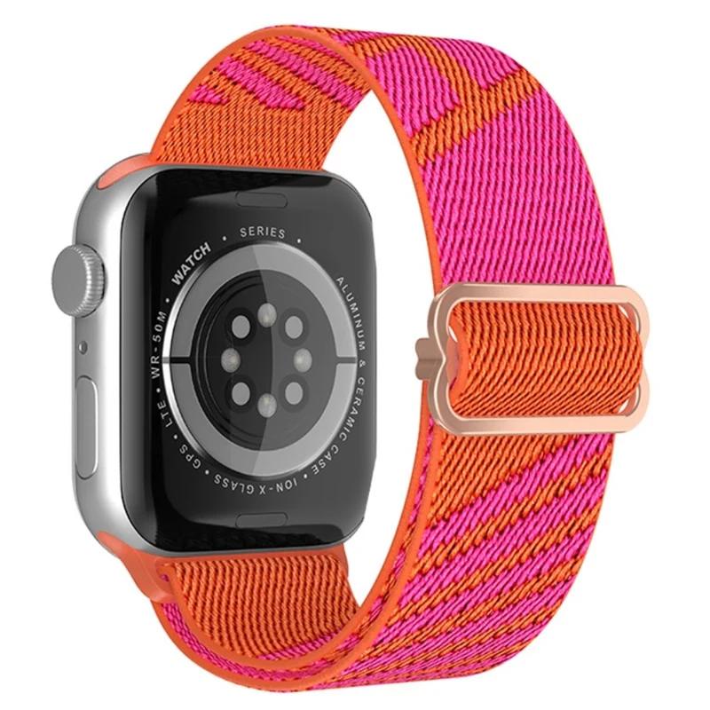 Mega gut Apple Watch Series 7 41mm Textil / Nylon armband