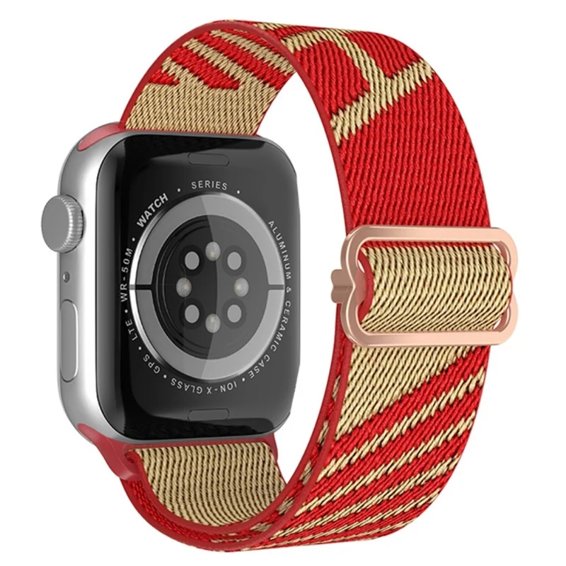 Mega gut Apple Watch Series 7 41mm Textil / Nylon armband