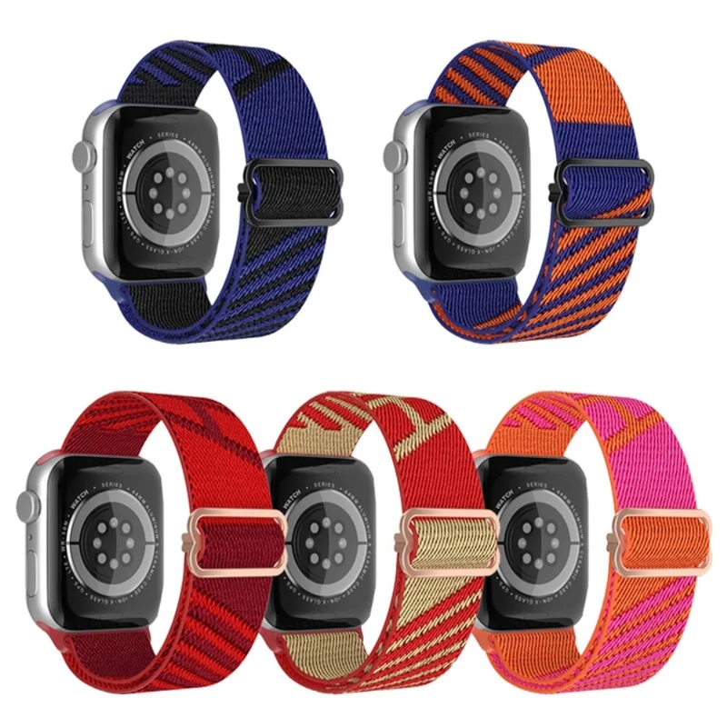 Mega gut Apple Watch Series 7 41mm Textil / Nylon armband