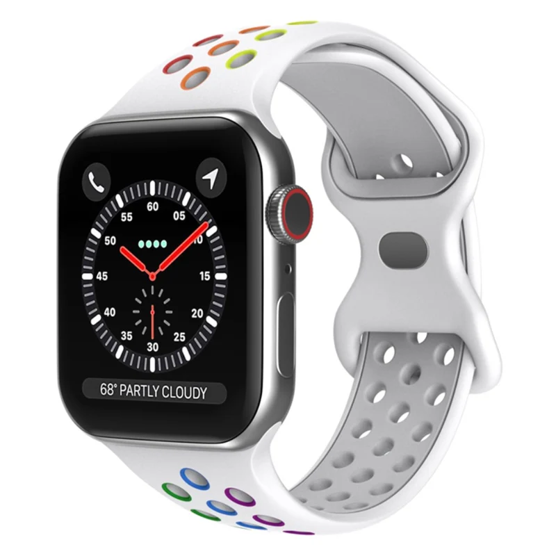 Haltbar Apple Watch Series 7 41mm Silikon / TPU armband