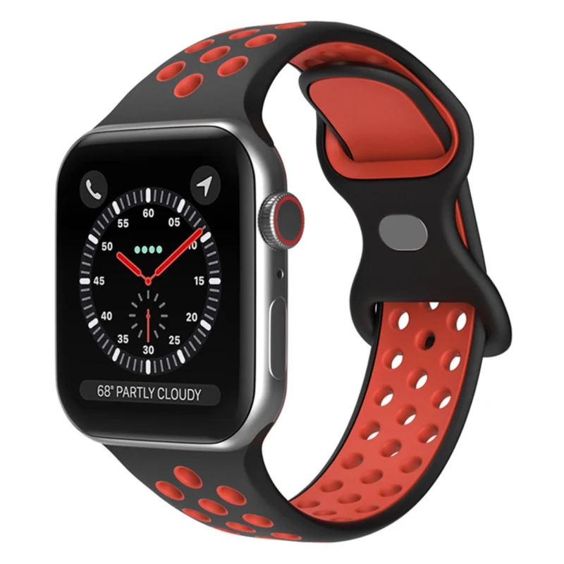 Haltbar Apple Watch Series 7 41mm Silikon / TPU armband