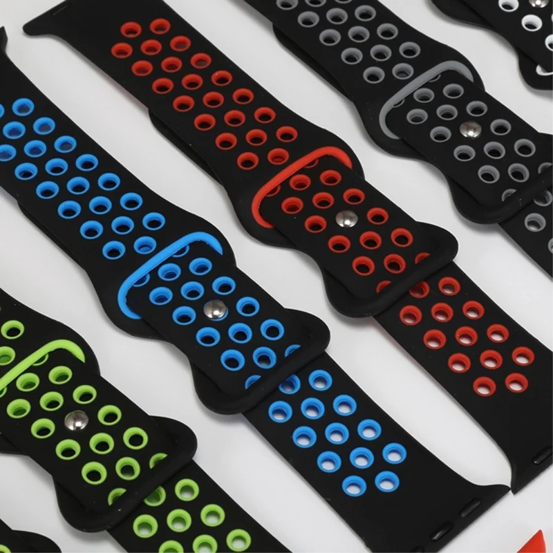 Haltbar Apple Watch Series 7 41mm Silikon / TPU armband