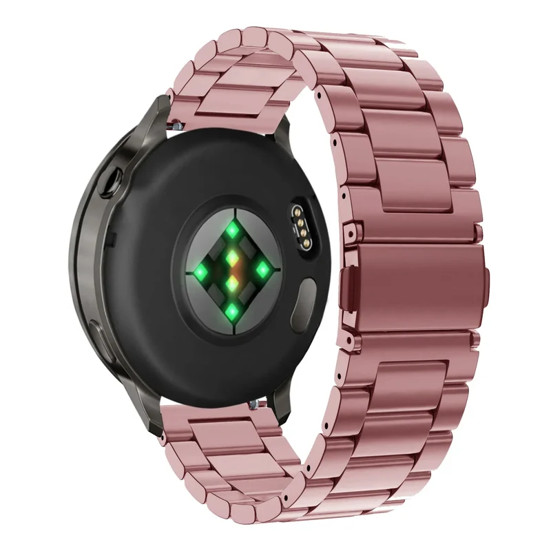 Bandz Garmin Forerunner 265s Stahlarmband 'Classic' (Rosa)