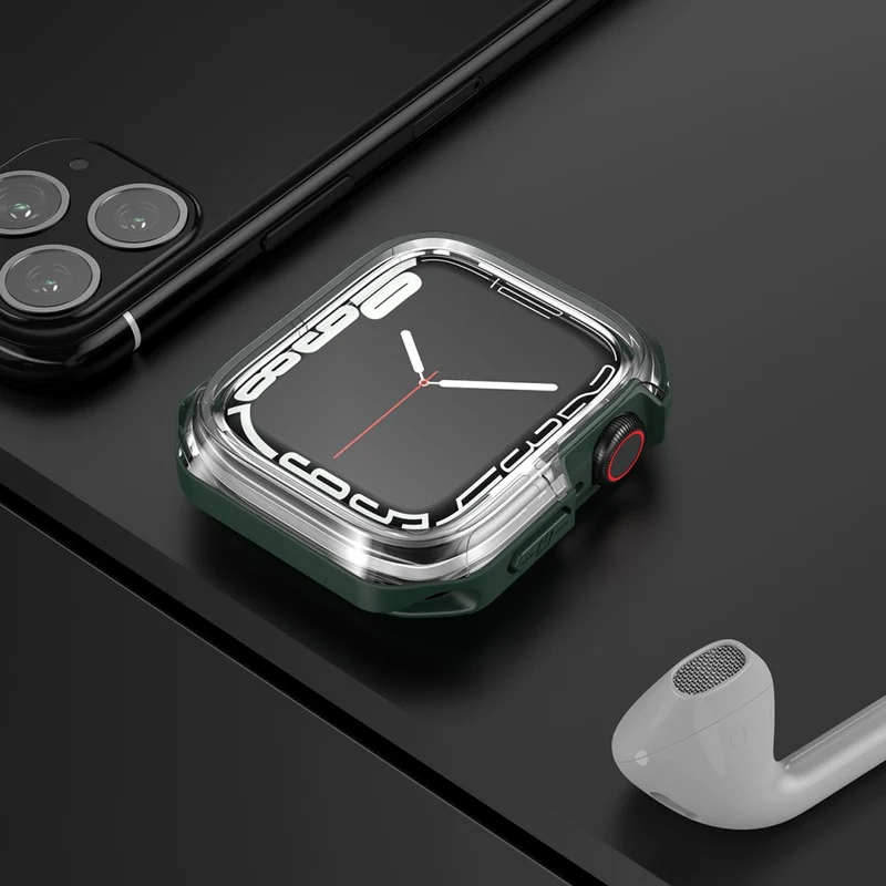 Unglaublich Stylisch Apple Watch Series 7 41mm Silikon / TPU Hülle