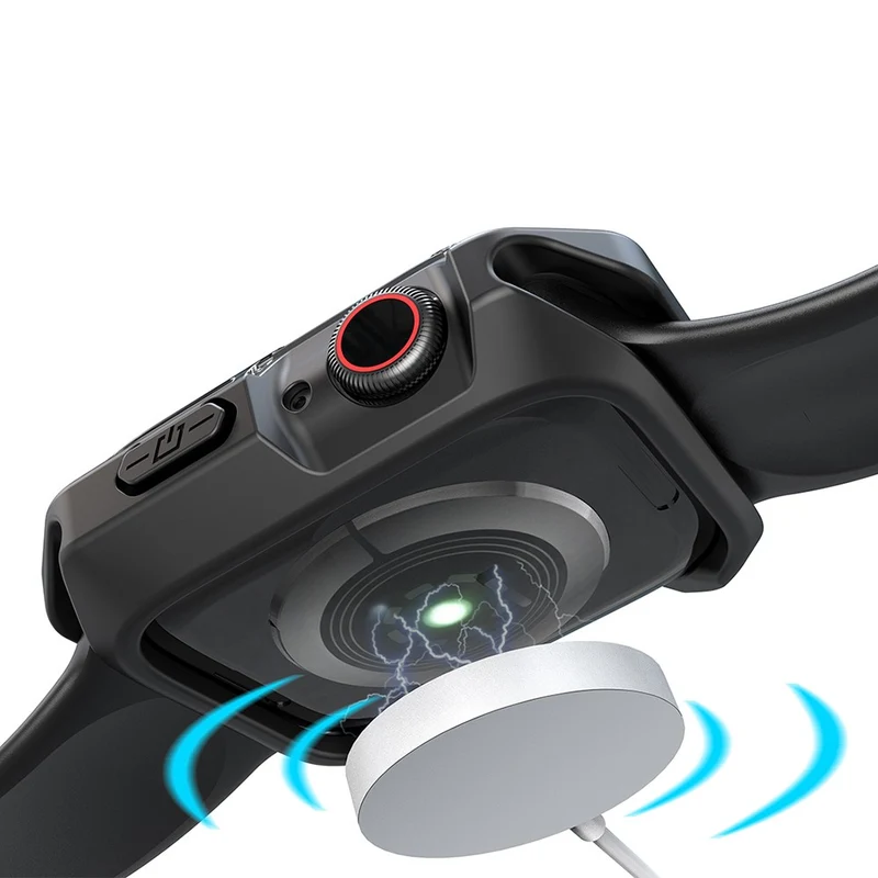 Unglaublich Stylisch Apple Watch Series 7 41mm Silikon / TPU Hülle