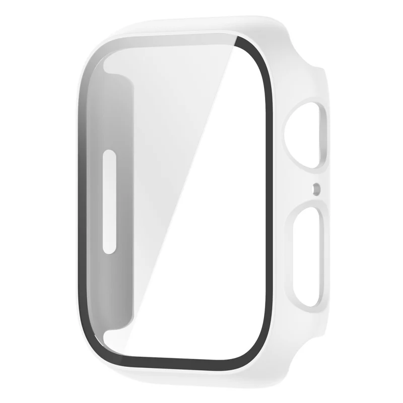 Mega Modisch Apple Watch Series 7 45mm Hülle mit Displayschutz in Plastik und Gehärtetes Glas