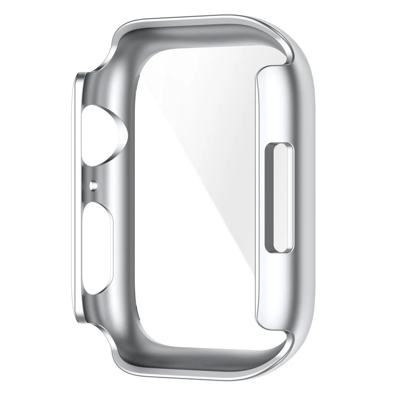 Mega Modisch Apple Watch Series 7 45mm Hülle mit Displayschutz in Plastik und Gehärtetes Glas