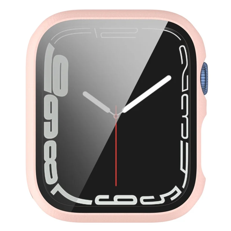 Mega Modisch Apple Watch Series 7 45mm Hülle mit Displayschutz in Plastik und Gehärtetes Glas