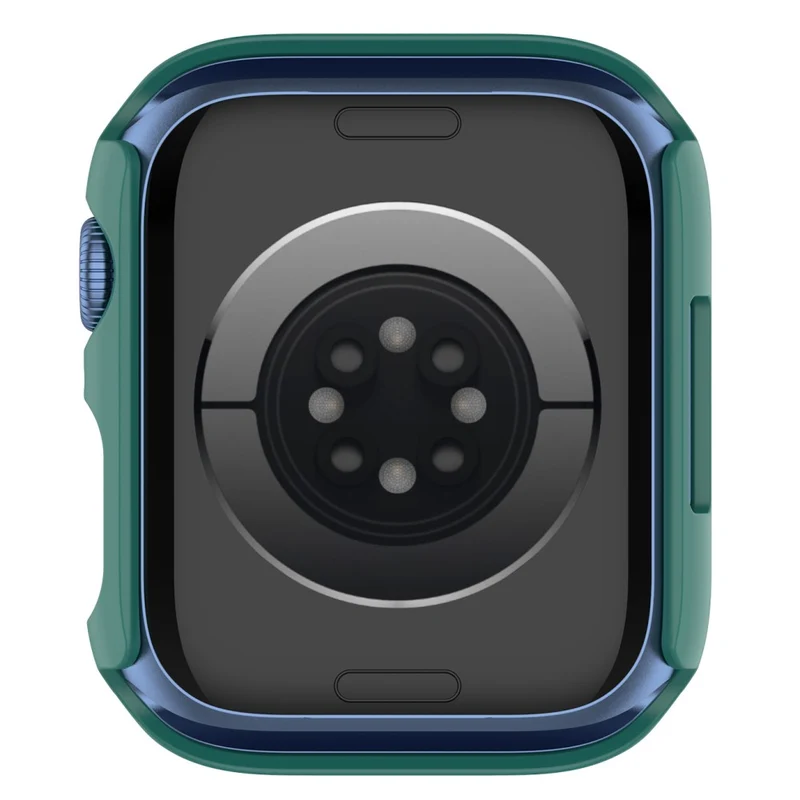 Mega Modisch Apple Watch Series 7 45mm Hülle mit Displayschutz in Plastik und Gehärtetes Glas