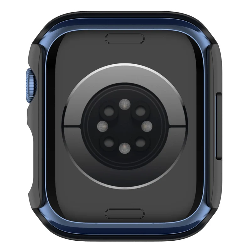 Mega Modisch Apple Watch Series 7 45mm Hülle mit Displayschutz in Plastik und Gehärtetes Glas