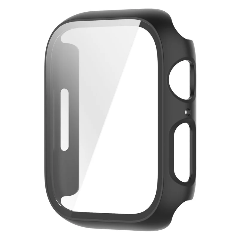 Mega Modisch Apple Watch Series 7 45mm Hülle mit Displayschutz in Plastik und Gehärtetes Glas
