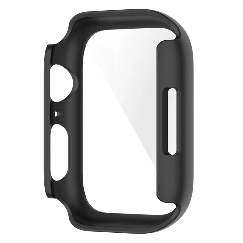 Mega Modisch Apple Watch Series 7 45mm Hülle mit Displayschutz in Plastik und Gehärtetes Glas