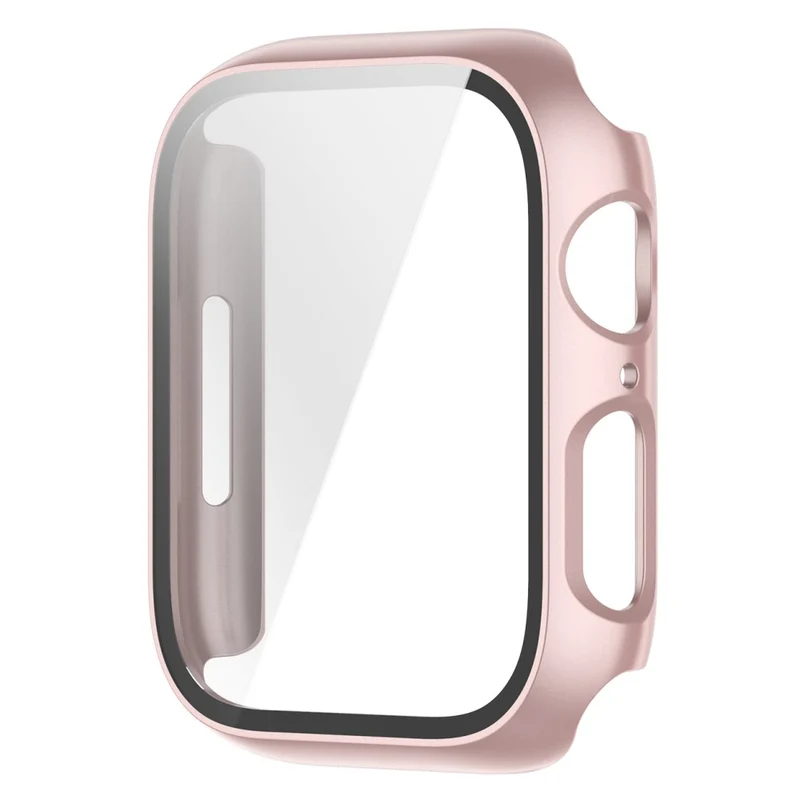Mega Modisch Apple Watch Series 7 45mm Hülle mit Displayschutz in Plastik und Gehärtetes Glas