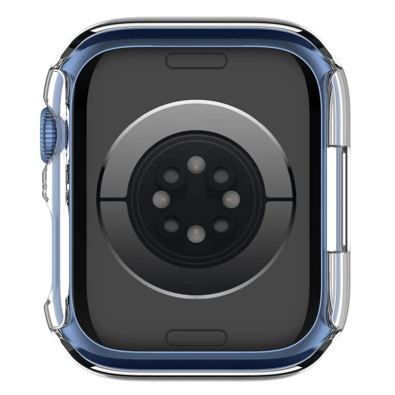 Mega Modisch Apple Watch Series 7 45mm Hülle mit Displayschutz in Plastik und Gehärtetes Glas
