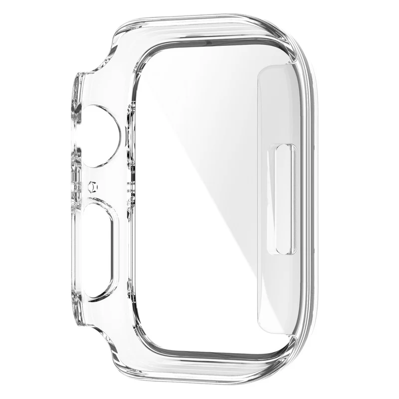 Mega Modisch Apple Watch Series 7 45mm Hülle mit Displayschutz in Plastik und Gehärtetes Glas
