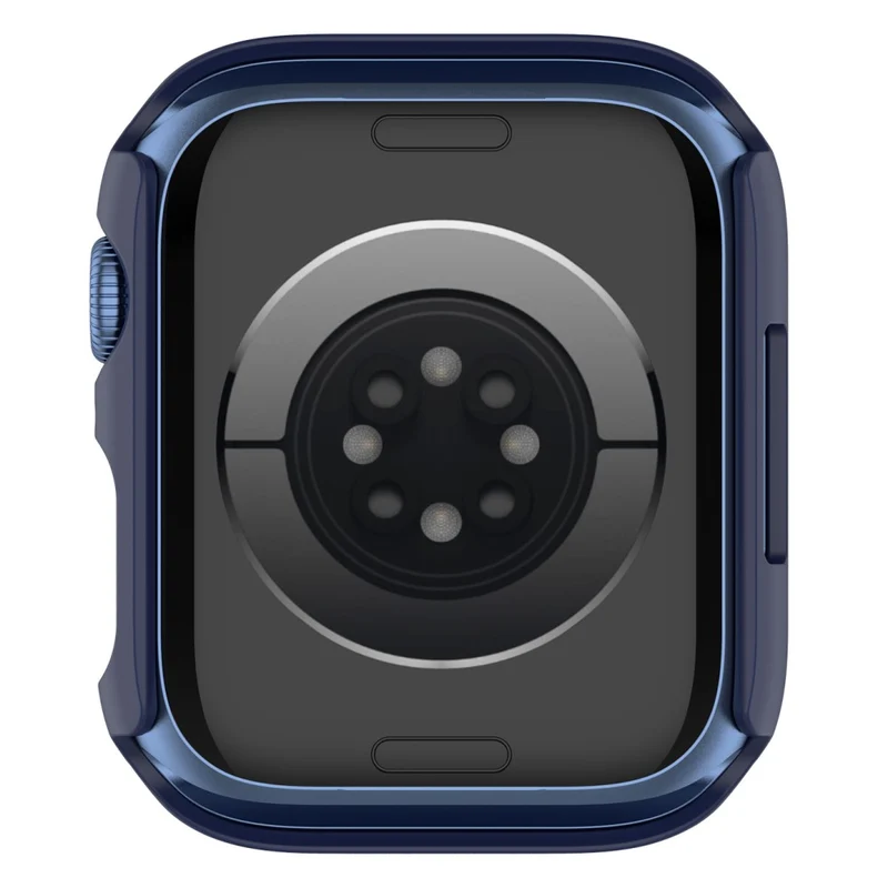 Mega Modisch Apple Watch Series 7 45mm Hülle mit Displayschutz in Plastik und Gehärtetes Glas