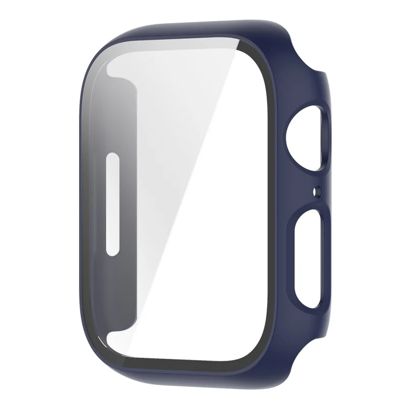 Mega Modisch Apple Watch Series 7 45mm Hülle mit Displayschutz in Plastik und Gehärtetes Glas