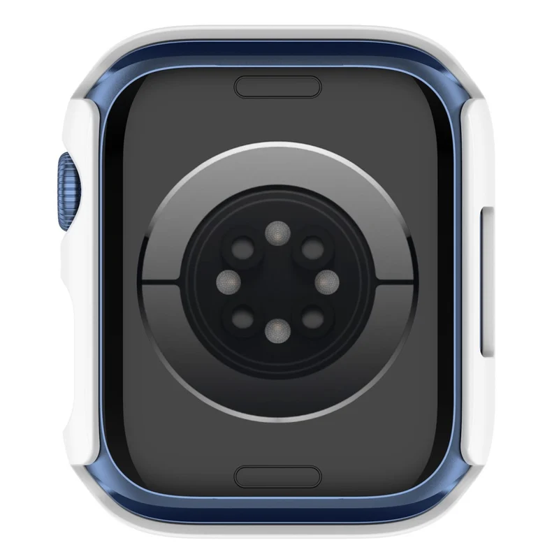 Unglaublich Schön Apple Watch Series 7 41mm Hülle mit Displayschutz in Plastik und Gehärtetes Glas