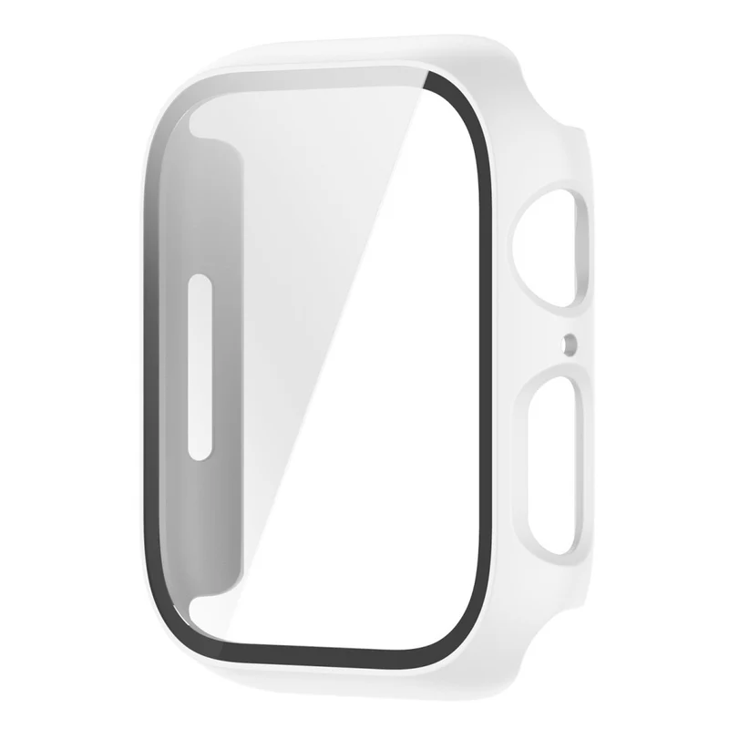 Unglaublich Schön Apple Watch Series 7 41mm Hülle mit Displayschutz in Plastik und Gehärtetes Glas