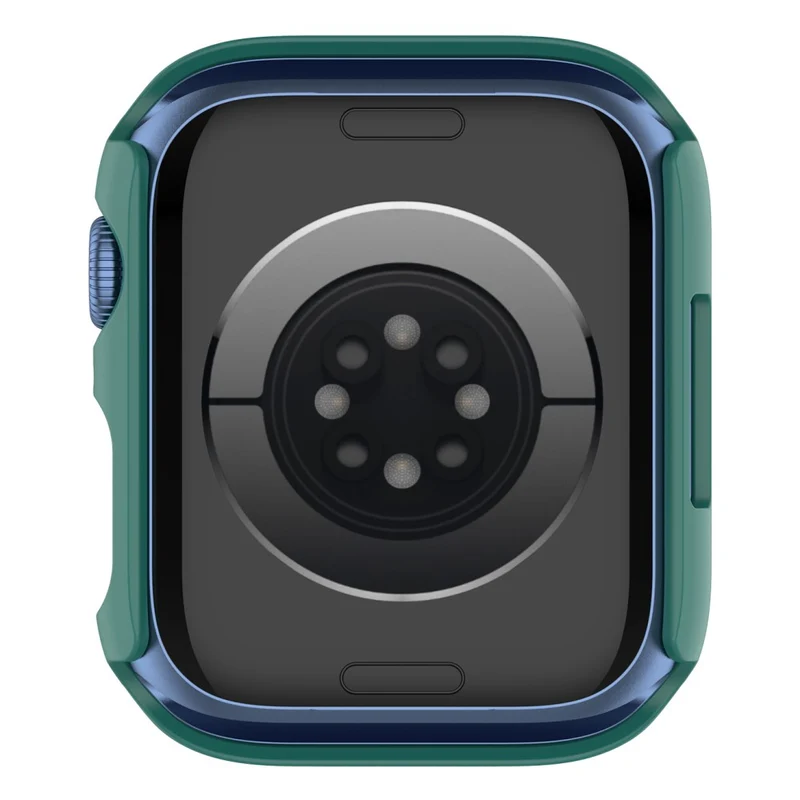 Unglaublich Schön Apple Watch Series 7 41mm Hülle mit Displayschutz in Plastik und Gehärtetes Glas