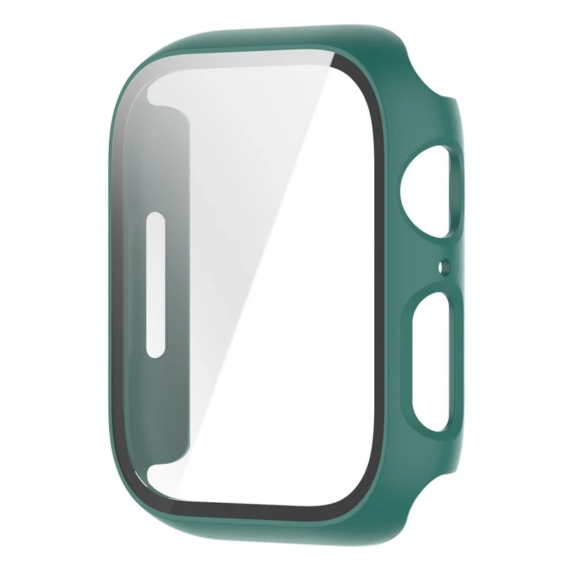 Unglaublich Schön Apple Watch Series 7 41mm Hülle mit Displayschutz in Plastik und Gehärtetes Glas
