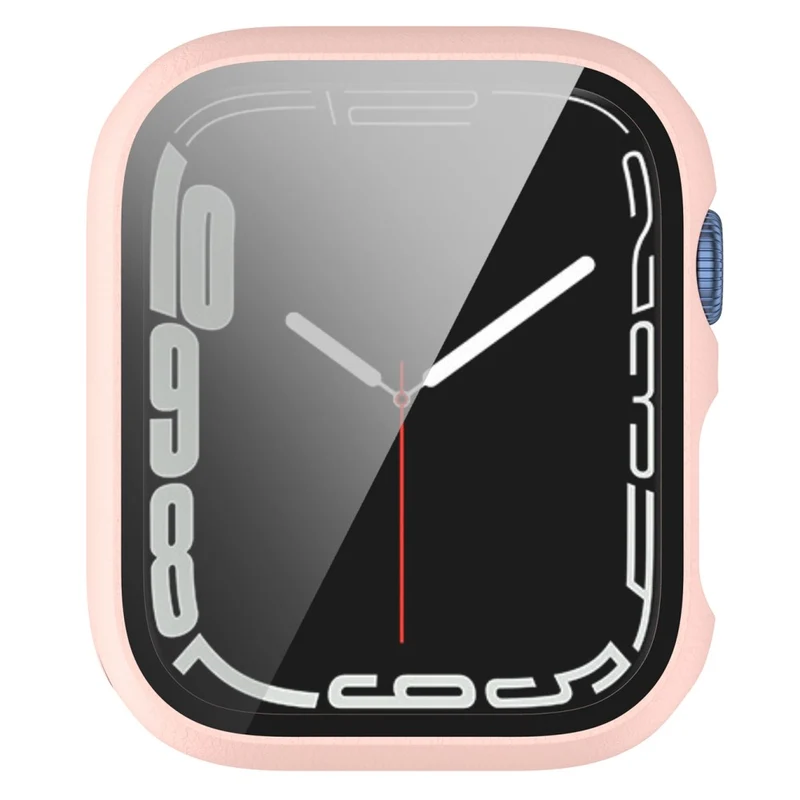 Unglaublich Schön Apple Watch Series 7 41mm Hülle mit Displayschutz in Plastik und Gehärtetes Glas