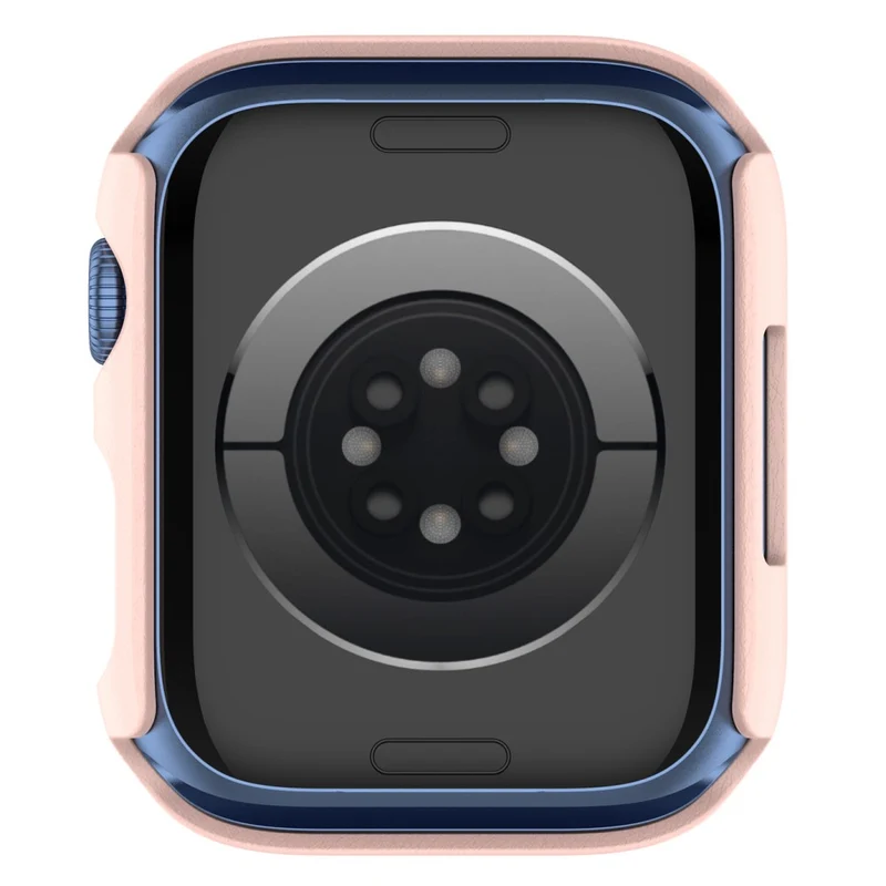 Unglaublich Schön Apple Watch Series 7 41mm Hülle mit Displayschutz in Plastik und Gehärtetes Glas
