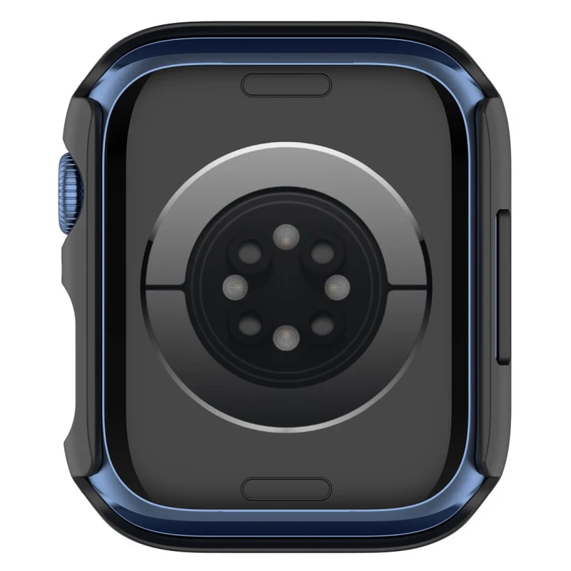 Unglaublich Schön Apple Watch Series 7 41mm Hülle mit Displayschutz in Plastik und Gehärtetes Glas